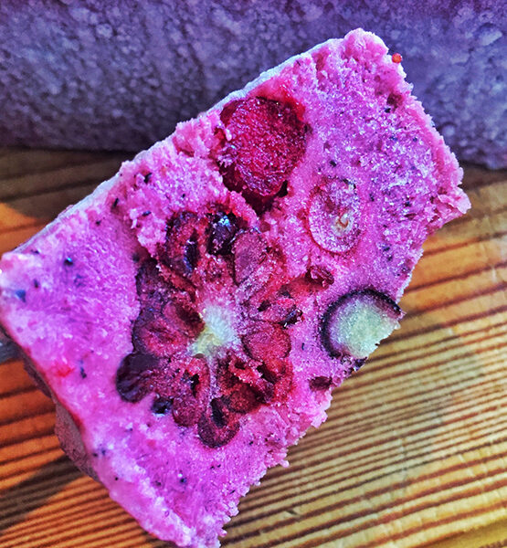 Vanilleyoghurt ijs met fruit recept