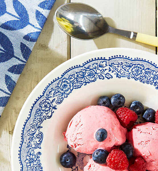 Frozen yoghurt van rood fruit recept