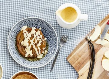 Tarte tatin met vanillesaus recept