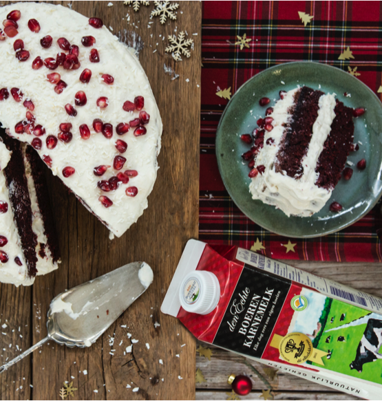 den Eelder Red Velvet Kersttaart