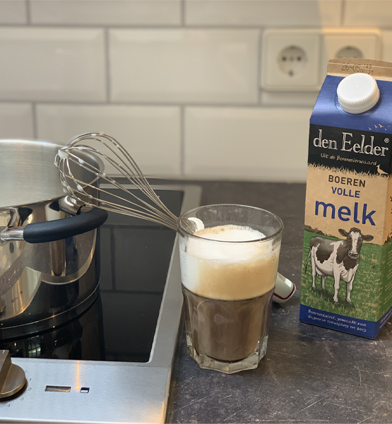 Cappuccino maken zonder melkopschuimer!
